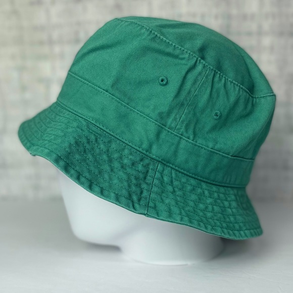 NWT Polo Ralph Lauren Bucket Hat Size Large/XL Green w/blue pony - Picture 2 of 4